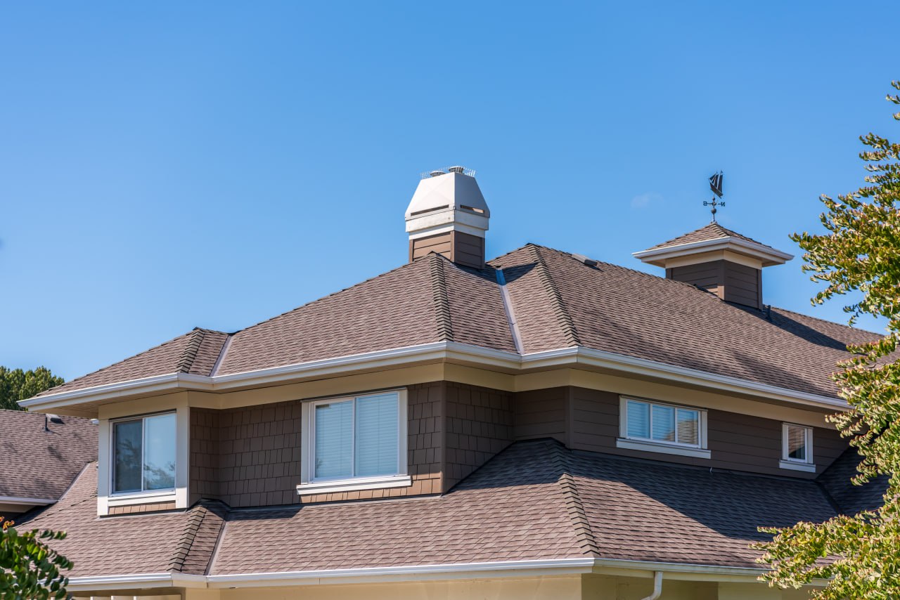 Clean residential asphalt shingle roof ready for inspection
